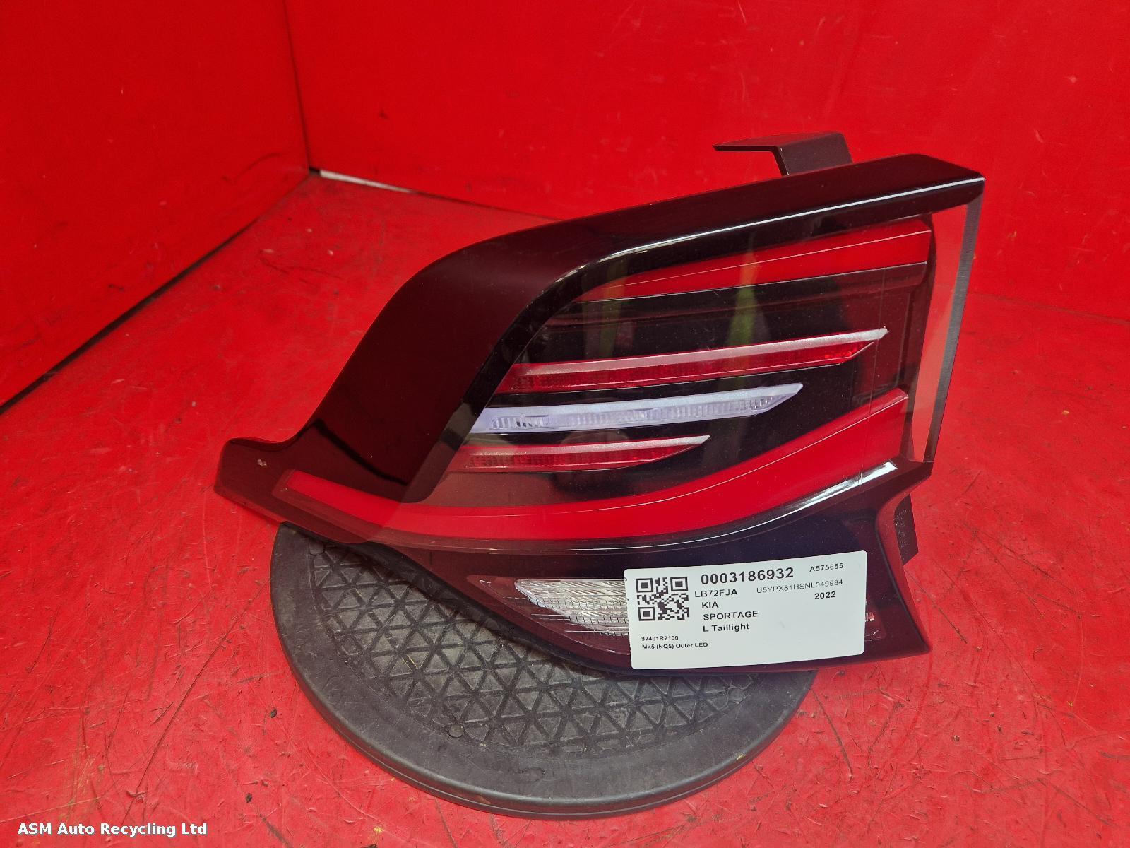 View Auto part L Taillight Kia Sportage 2022