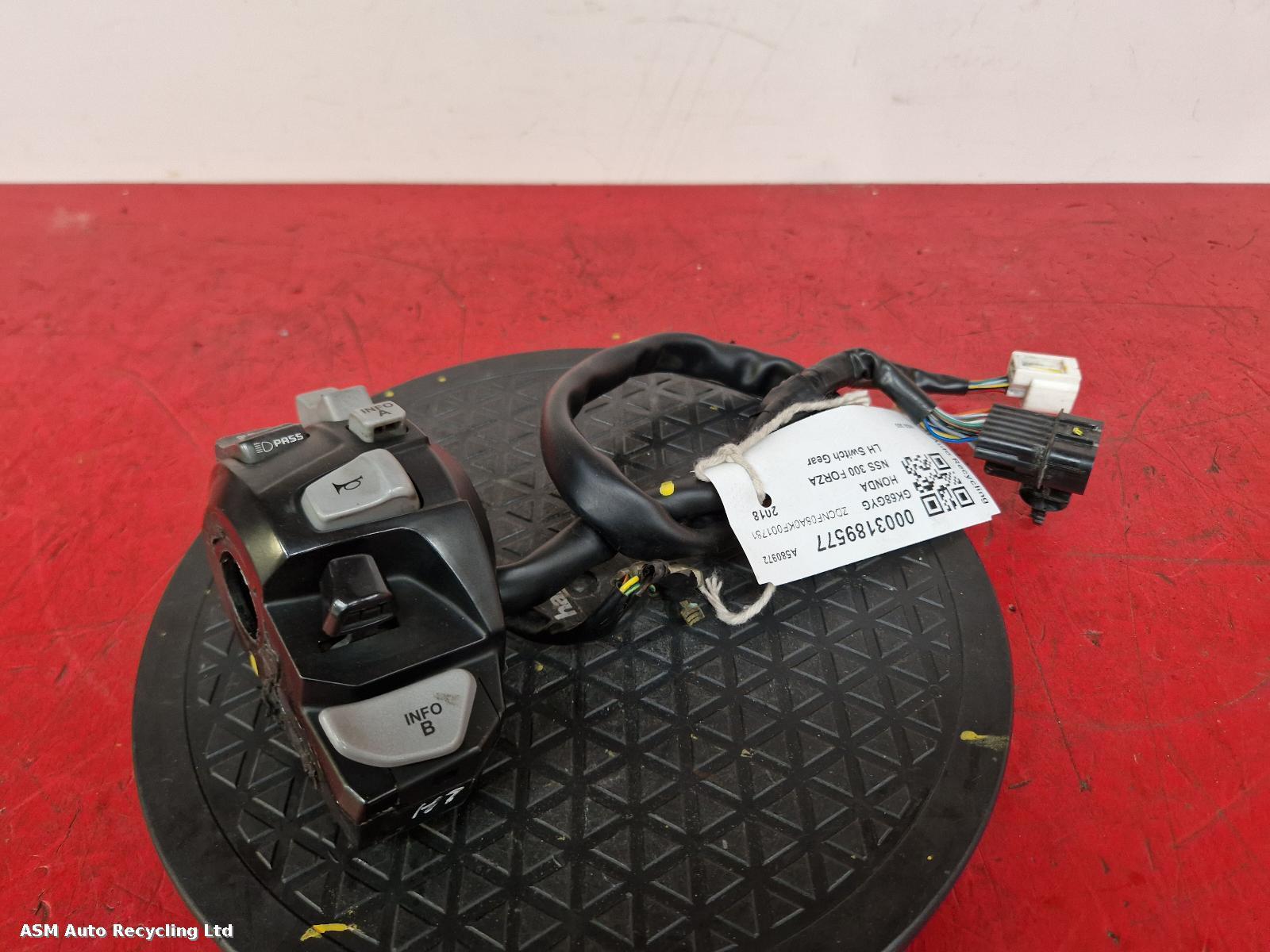 View Auto part LH Switch Gear Honda Nss 300 Forza 2018