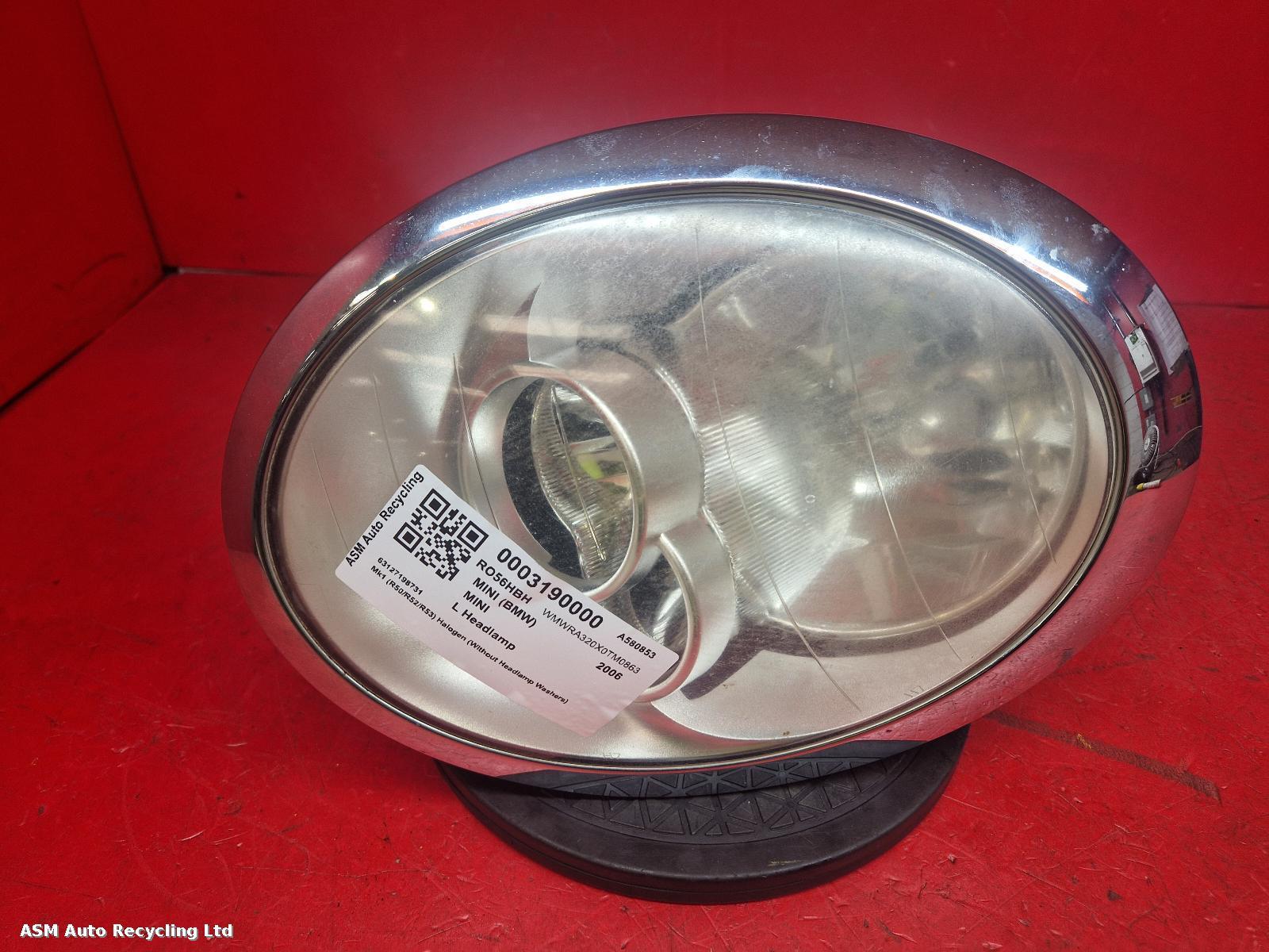 View Auto part L Headlamp Mini (bmw) Mini 2006