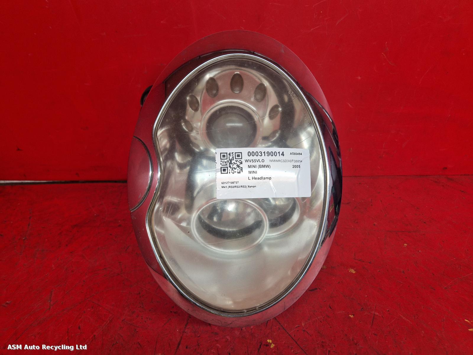 View Auto part L Headlamp Mini (bmw) Mini 2005