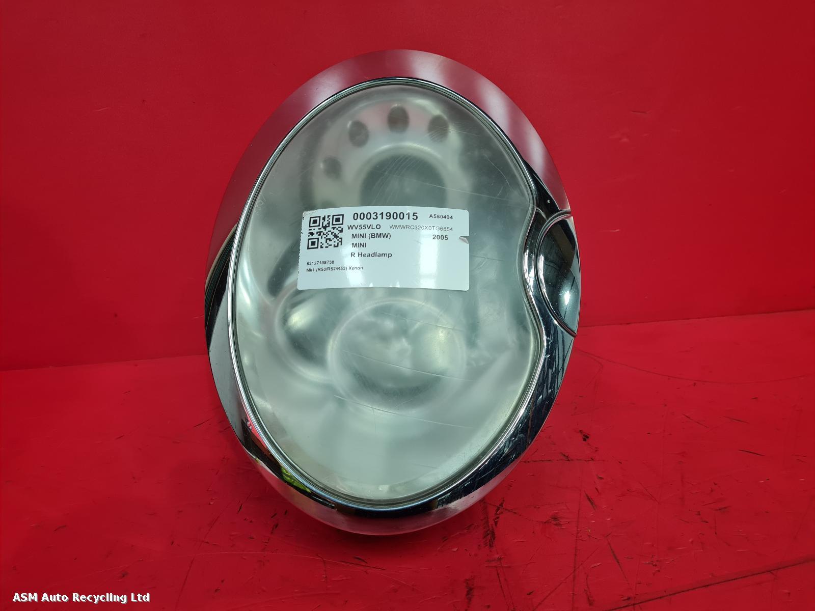View Auto part R Headlamp Mini (bmw) Mini 2005