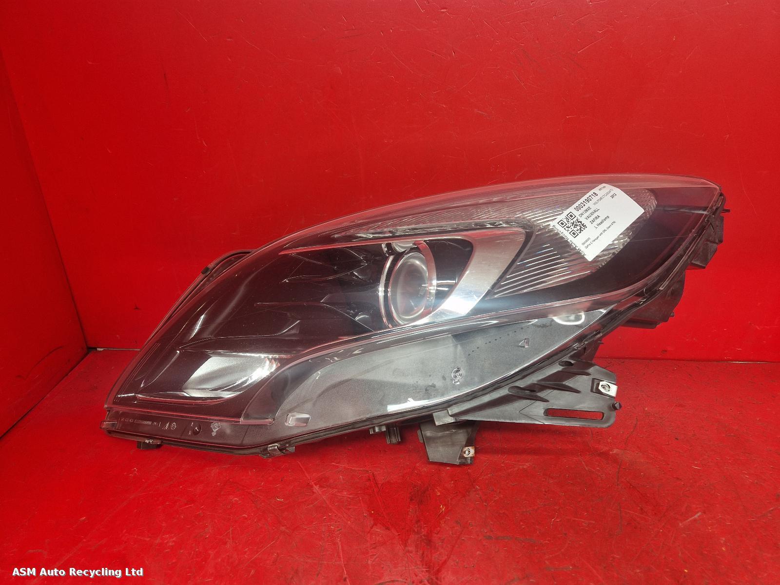 View Auto part L Headlamp Vauxhall Zafira 2012