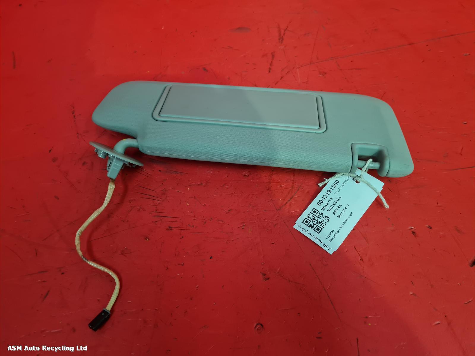 View Auto part Sun visor Vauxhall Astra 2014