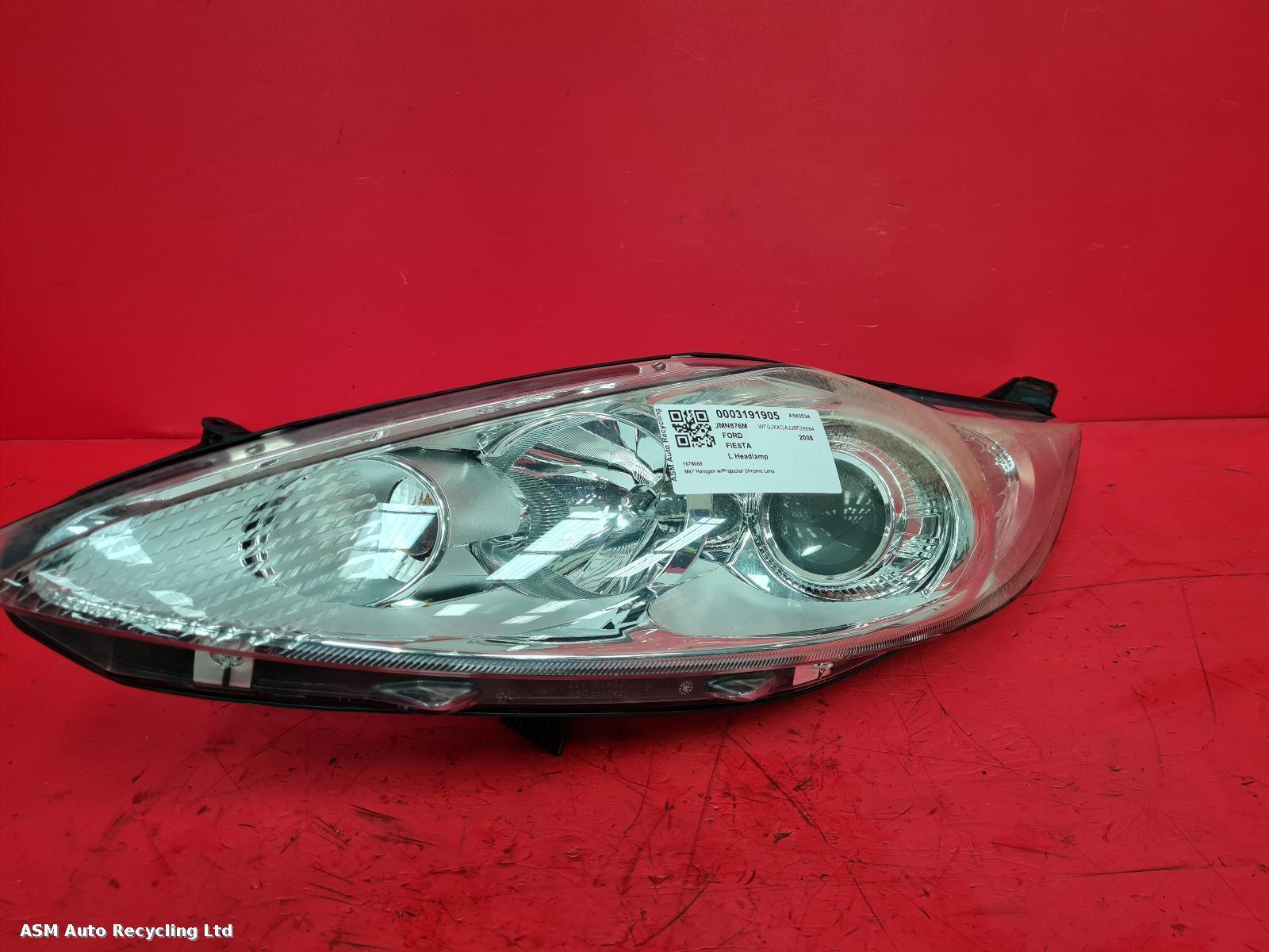 View Auto part L Headlamp Ford Fiesta 2008