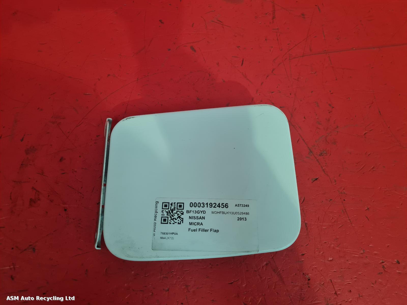 View Auto part Fuel Filler Flap Nissan Micra 2013