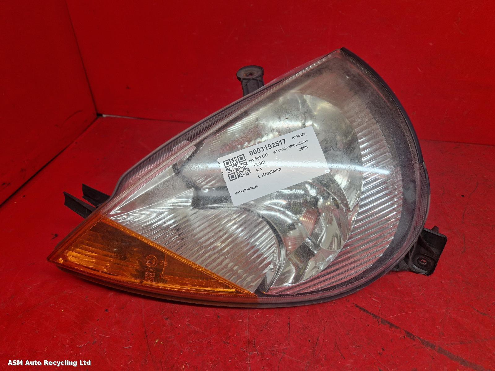 View Auto part L Headlamp Ford Ka 2008