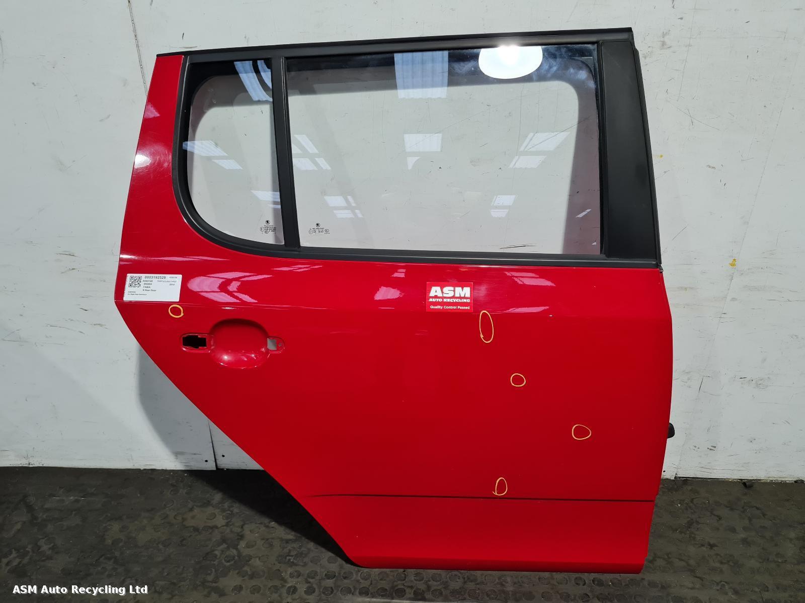 View Auto part R Rear Door Skoda Fabia 2010