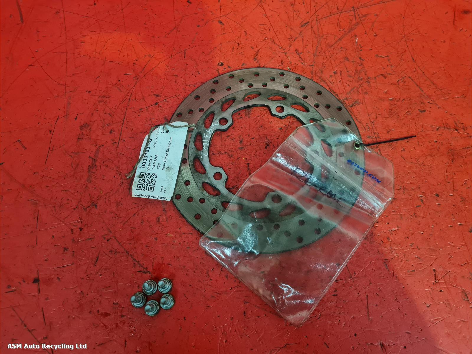 View Auto part Rear Brake Disc/Drum Yamaha Fz6 2008