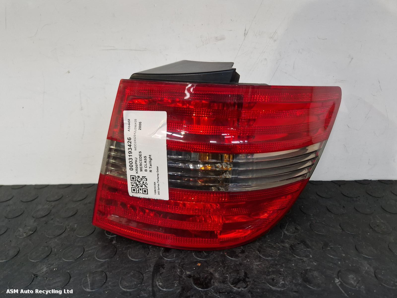 View Auto part R Taillight Mercedes B Class 2006