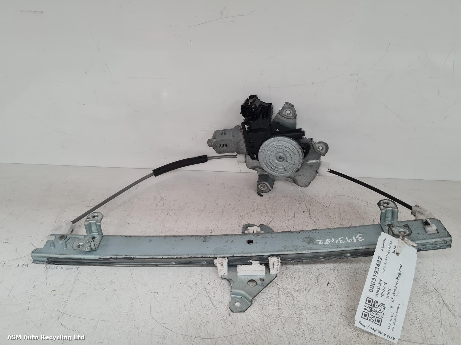 View Auto part LF Window Regulator Nissan Juke 2013
