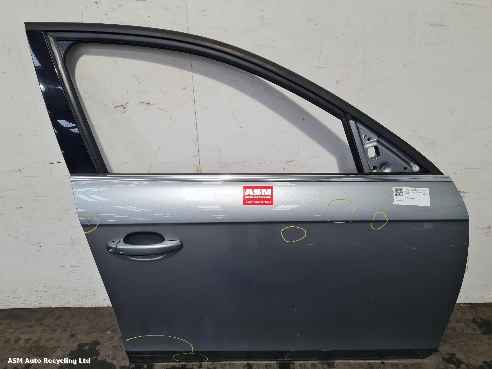 View Auto part R Front Door Audi A4 2008
