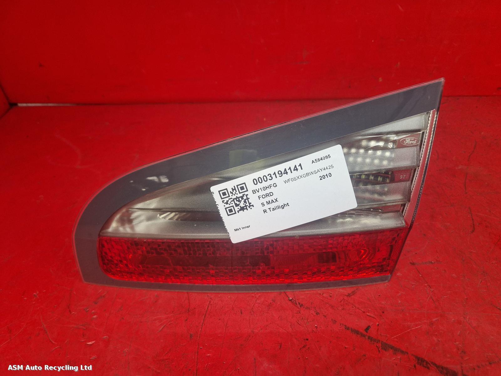 View Auto part R Taillight Ford S Max 2010