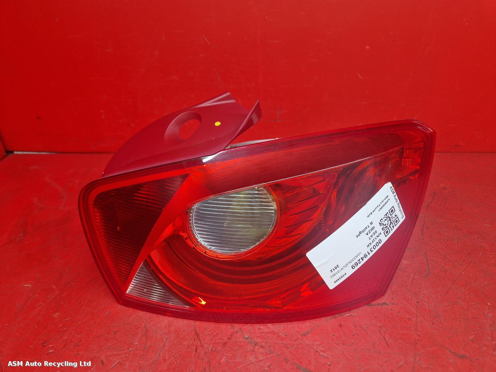 View Auto part R Taillight Seat Ibiza 2012