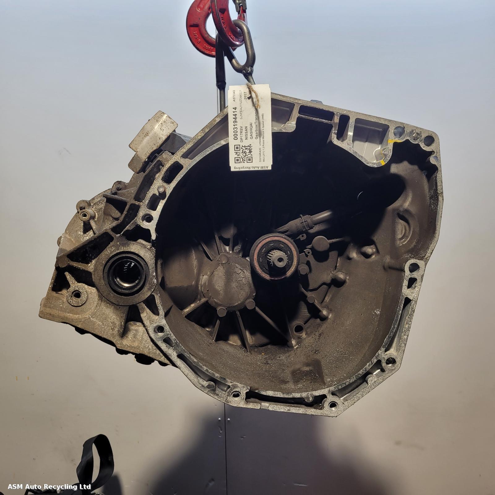View Auto part Gearbox Nissan Qashqai 2017