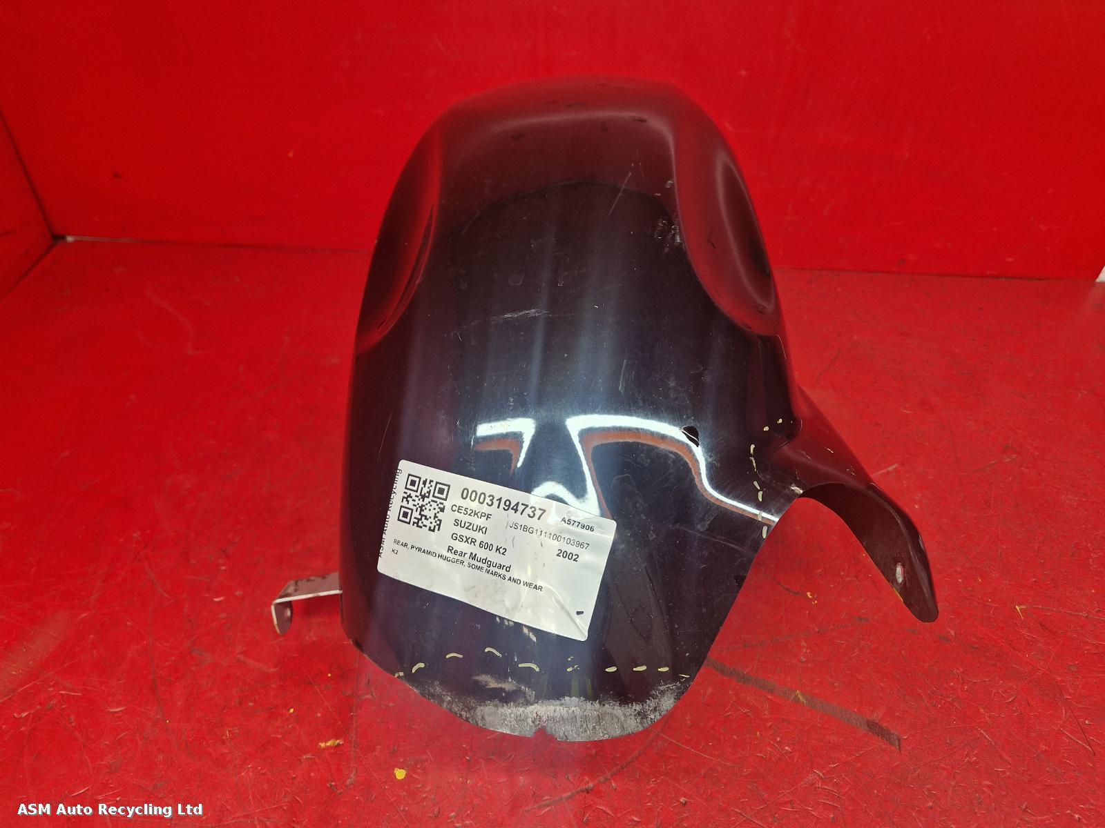 View Auto part Rear Mudguard Suzuki Gsxr 600 K2 2002