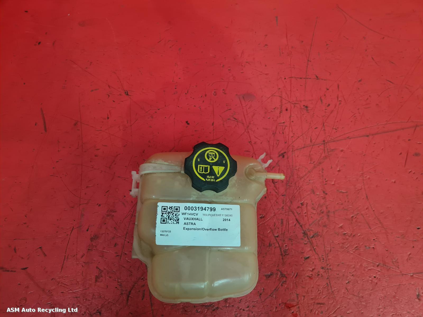 View Auto part Overflow Bottle Vauxhall Astra 2014