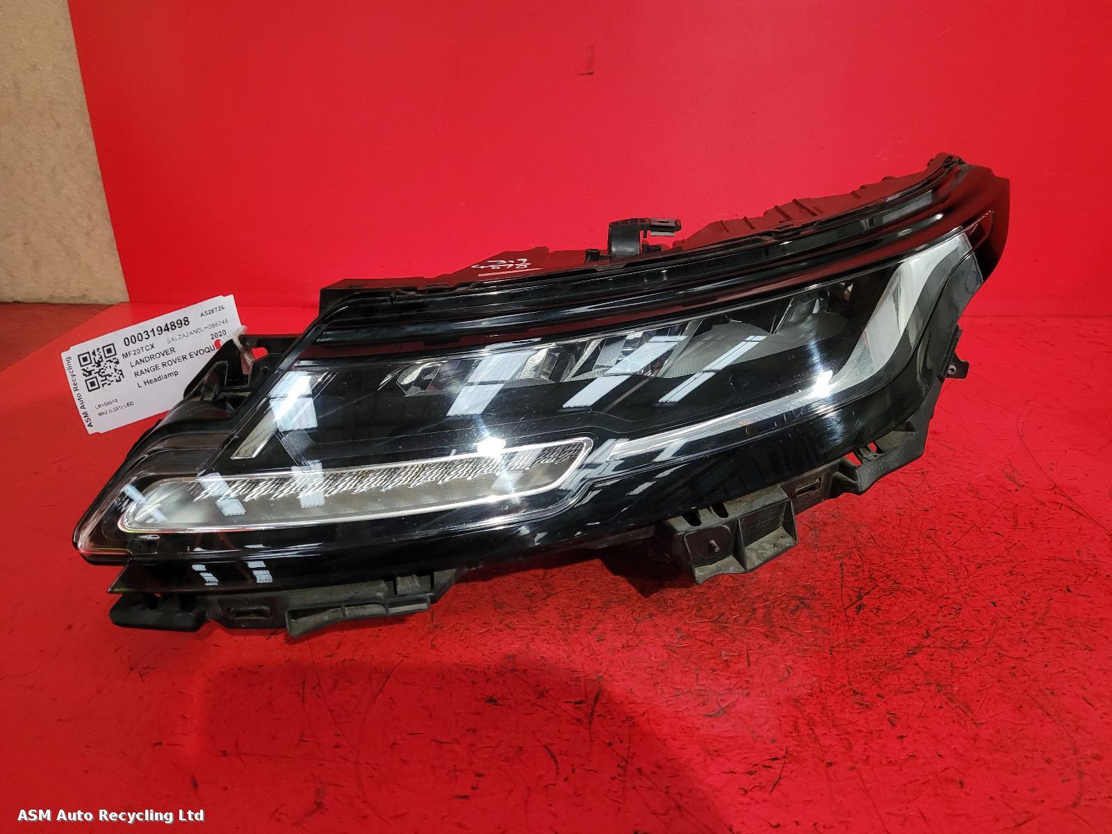 View Auto part L Headlamp Land Rover Range Rover Evoque 2020