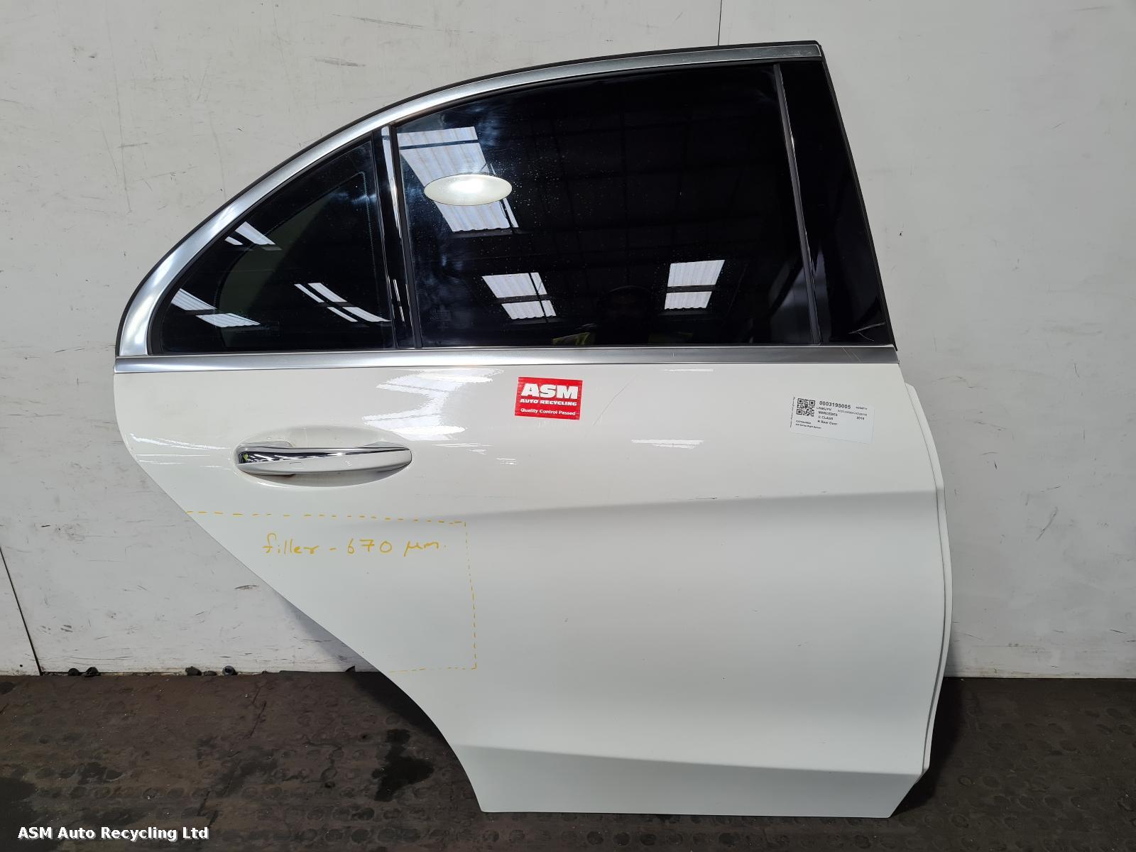 View Auto part R Rear Door Mercedes C Class 2016