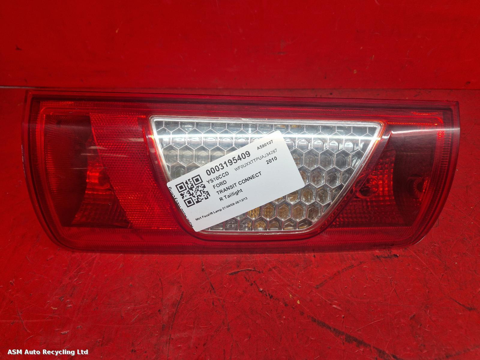 View Auto part R Taillight Ford Transit Connect 2010