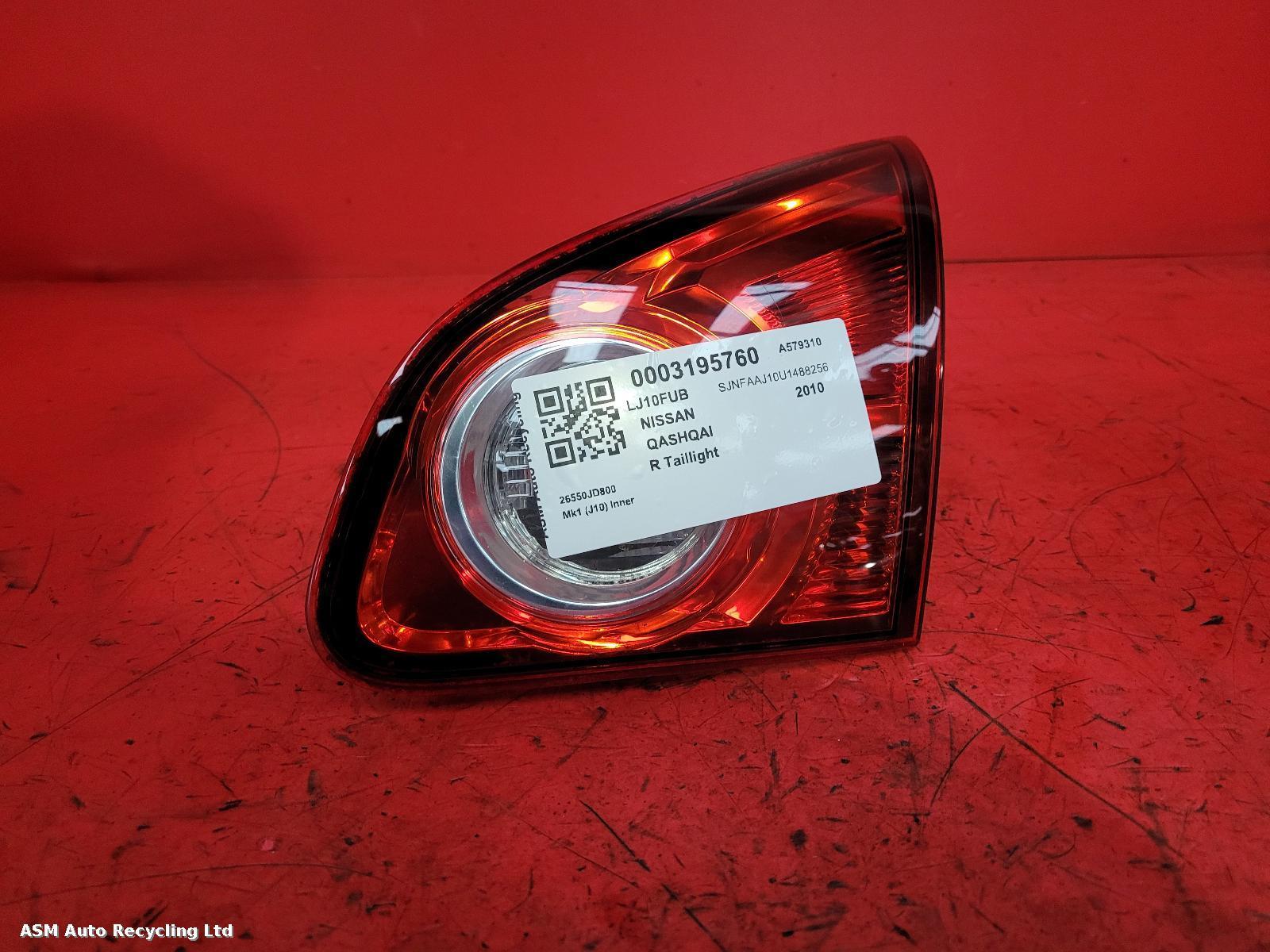 View Auto part R Taillight Nissan Qashqai 2010