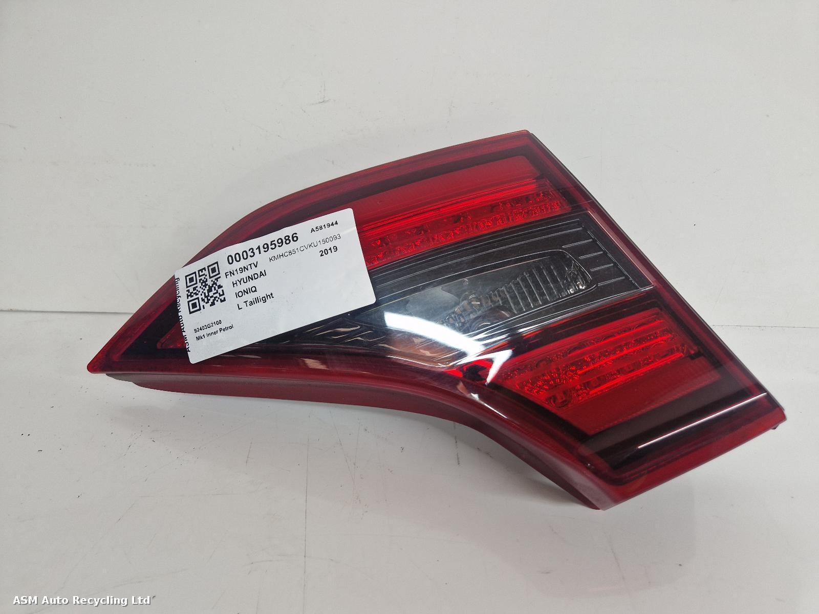 View Auto part L Taillight Hyundai Ioniq 2019