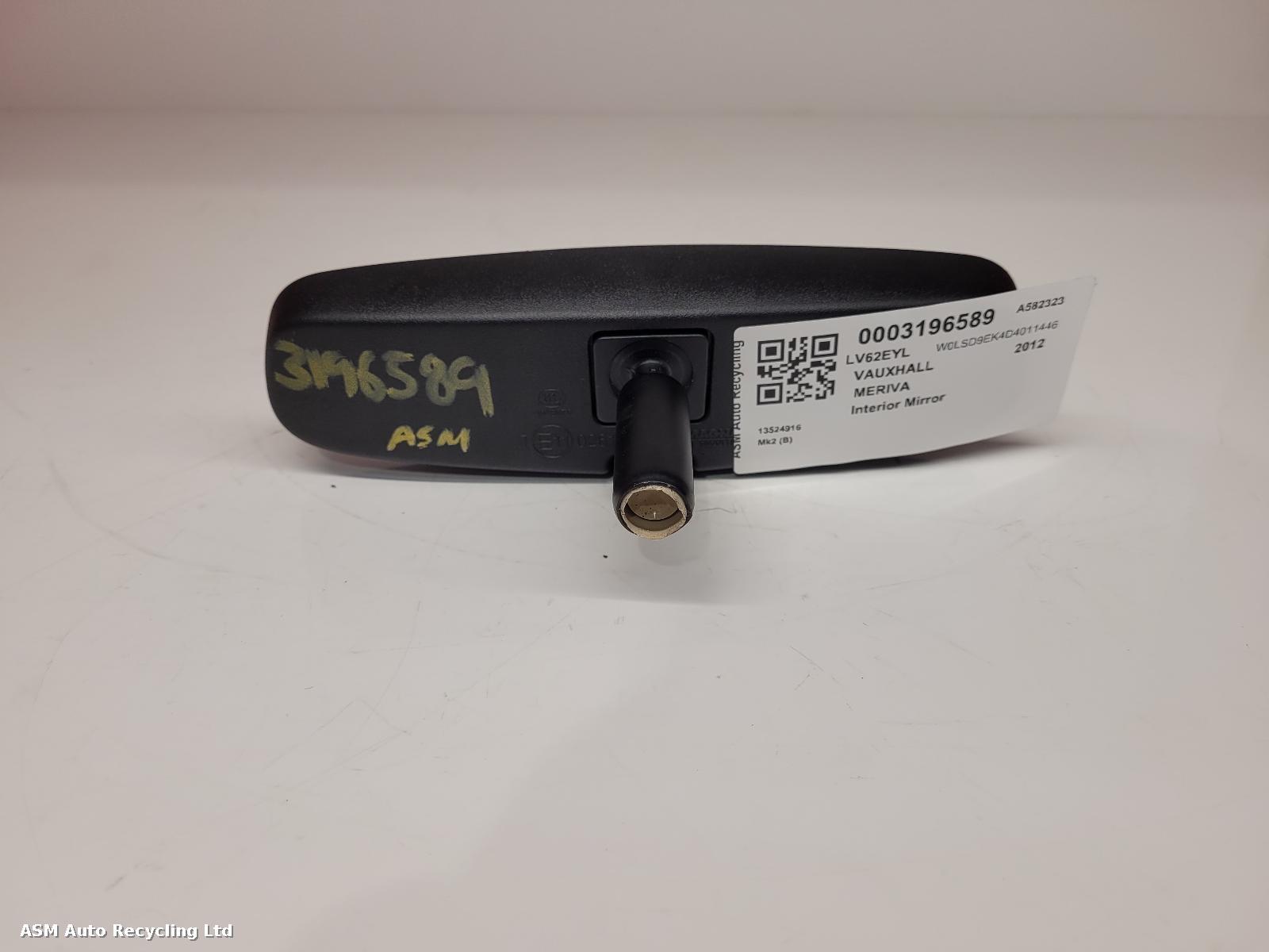 View Auto part Interior Mirror Vauxhall Meriva 2012