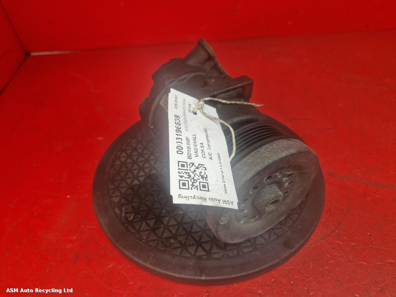 View Auto part Compressor Vauxhall Corsa 2010