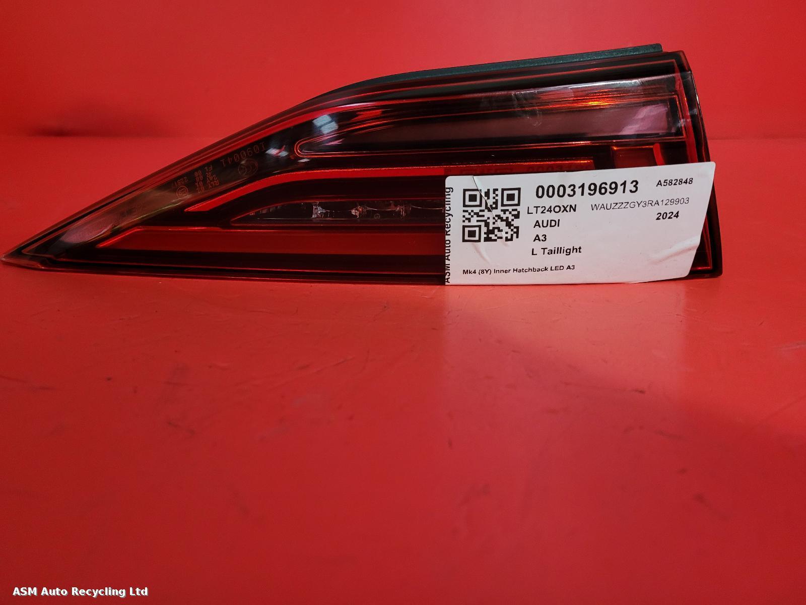 View Auto part L Taillight Audi A3 2024