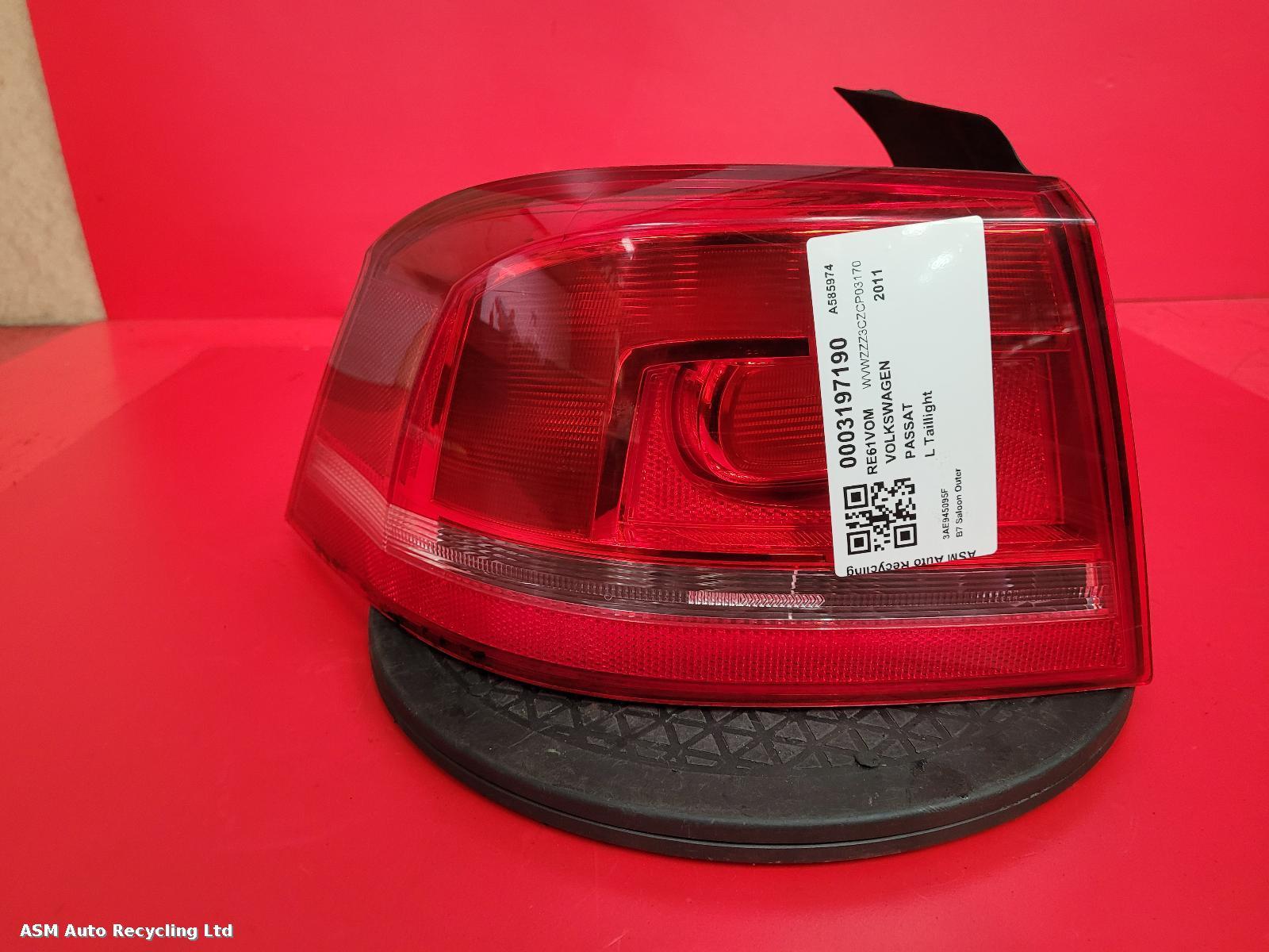 View Auto part L Taillight Volkswagen Passat 2011