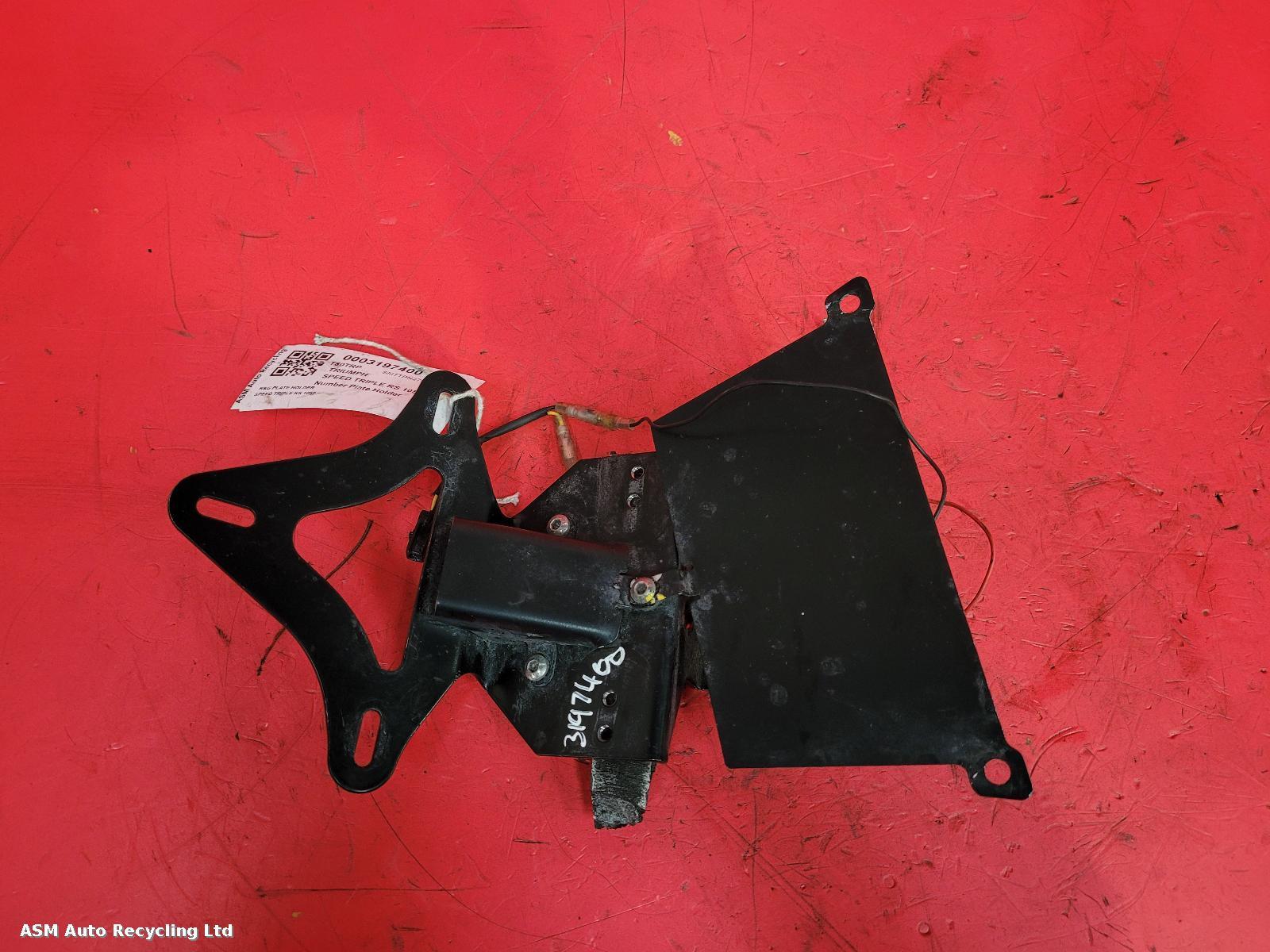 View Auto part Number Plate Holder Triumph Speed Triple Rs 1050 2018