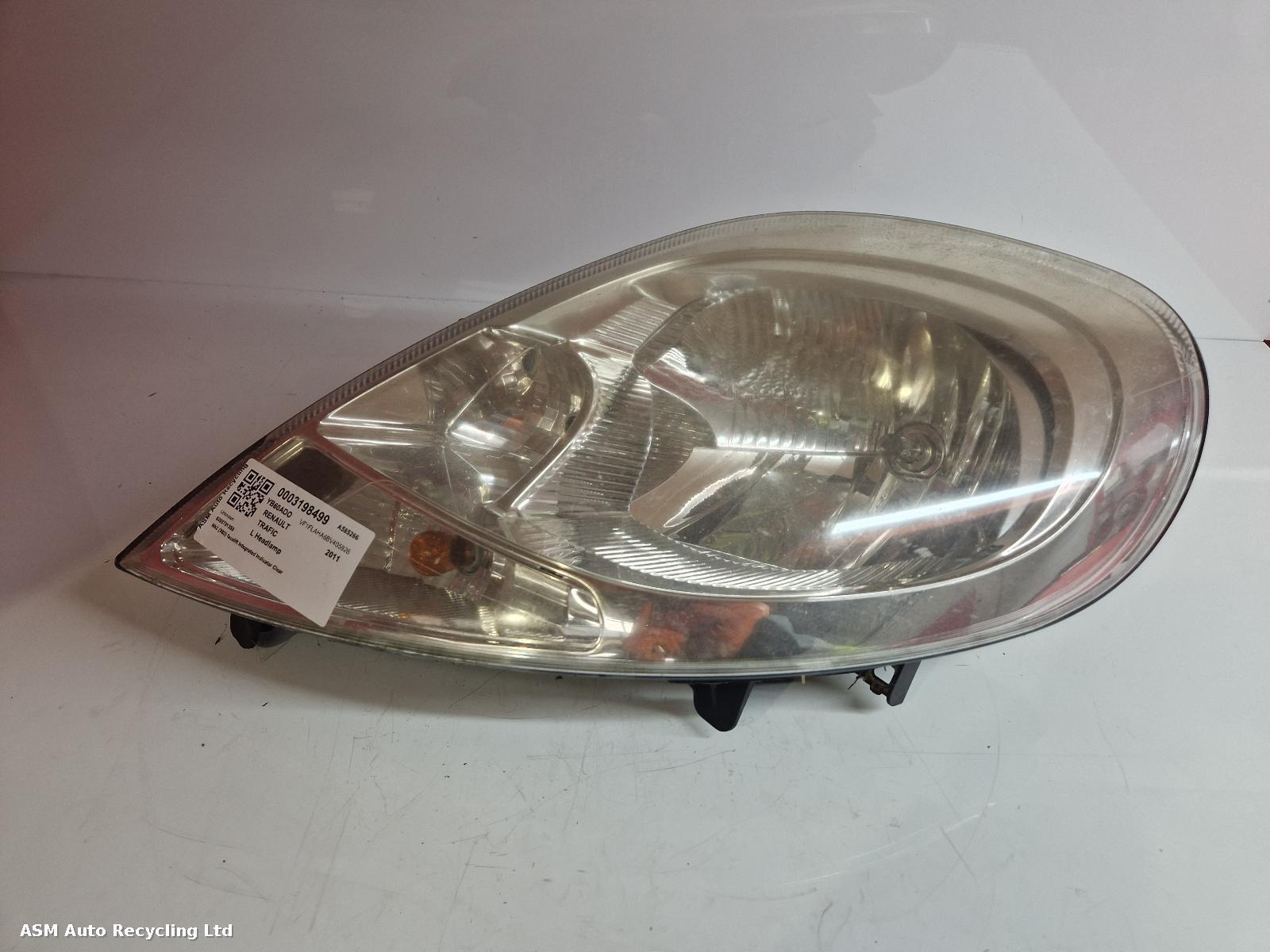 View Auto part L Headlamp Renault Trafic 2011