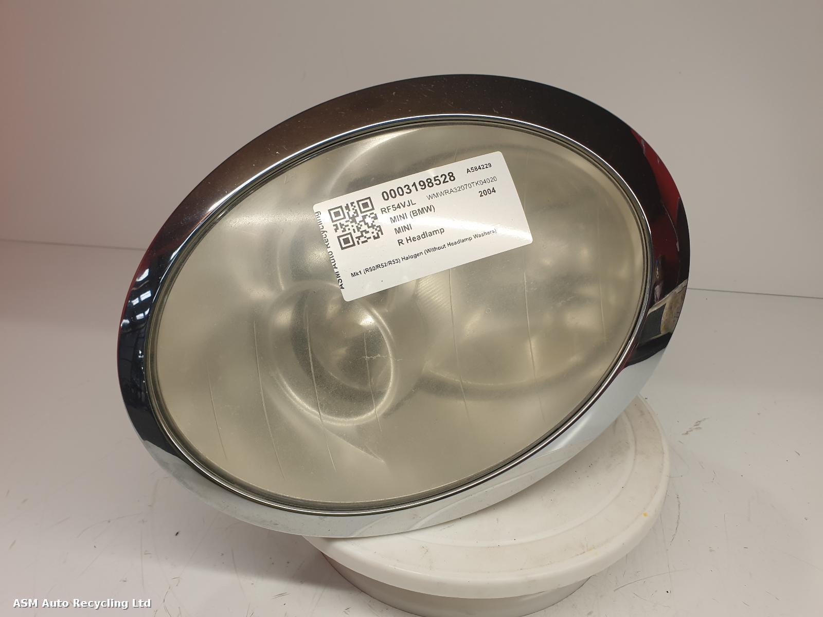 View Auto part R Headlamp Mini (bmw) Mini 2004