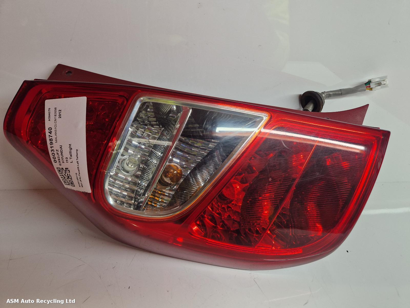 View Auto part L Taillight Hyundai I10 2012