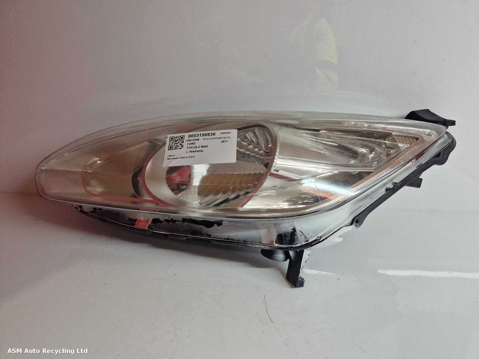 View Auto part L Headlamp Ford Focus C Max 2011