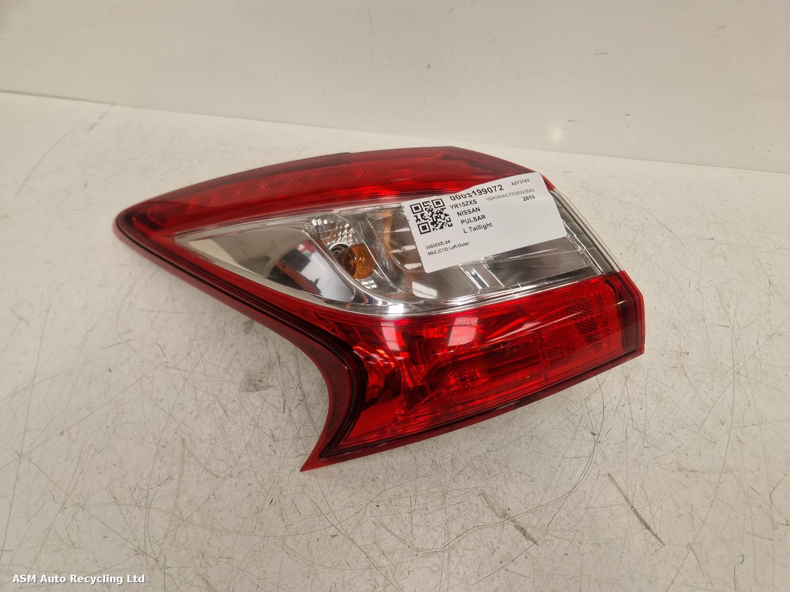 View Auto part L Taillight Nissan Pulsar 2015