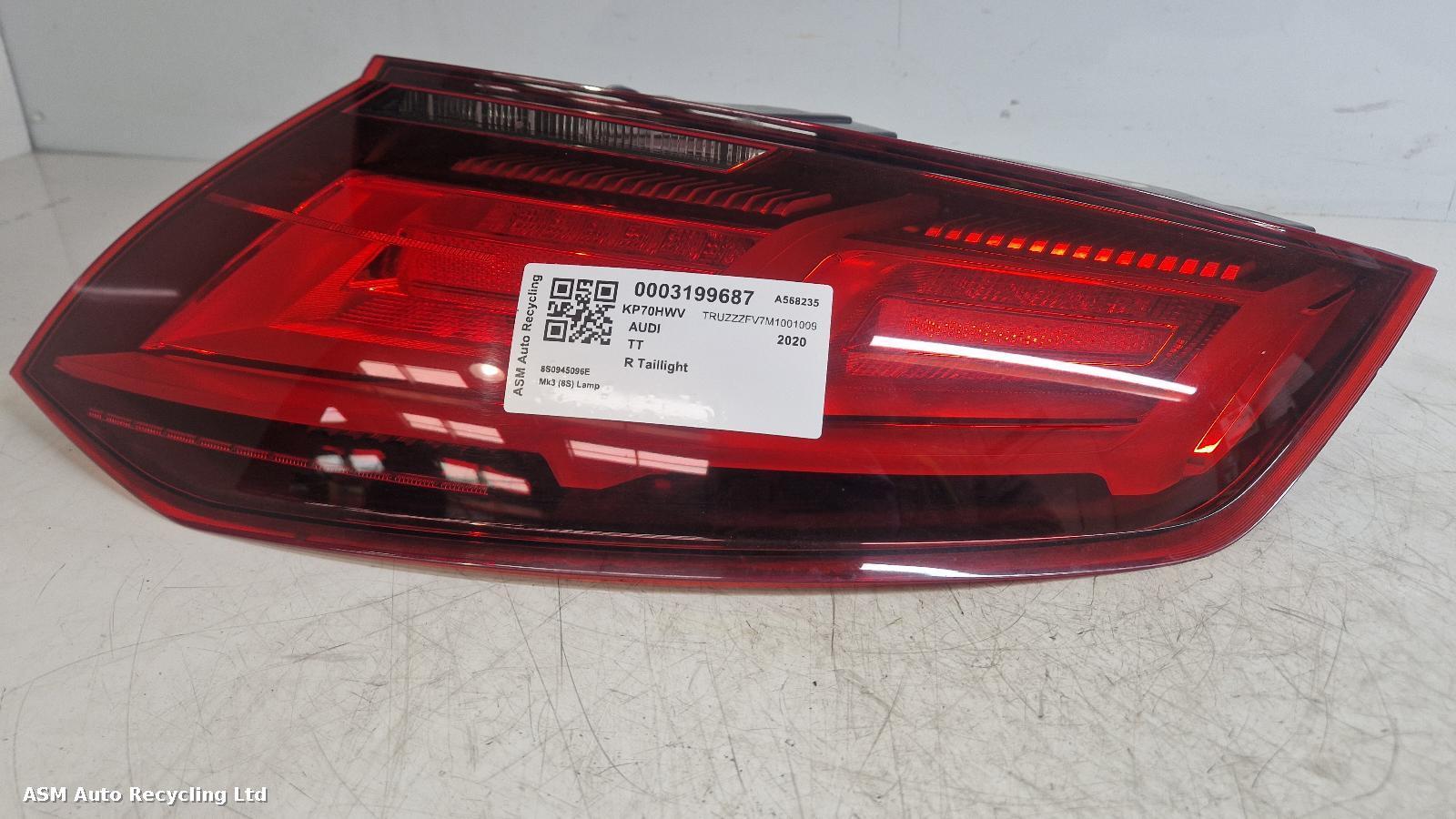 View Auto part R Taillight Audi Tt 2020