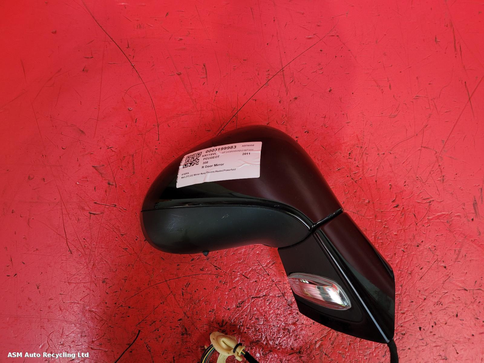 View Auto part R Door Mirror Peugeot 308 2011