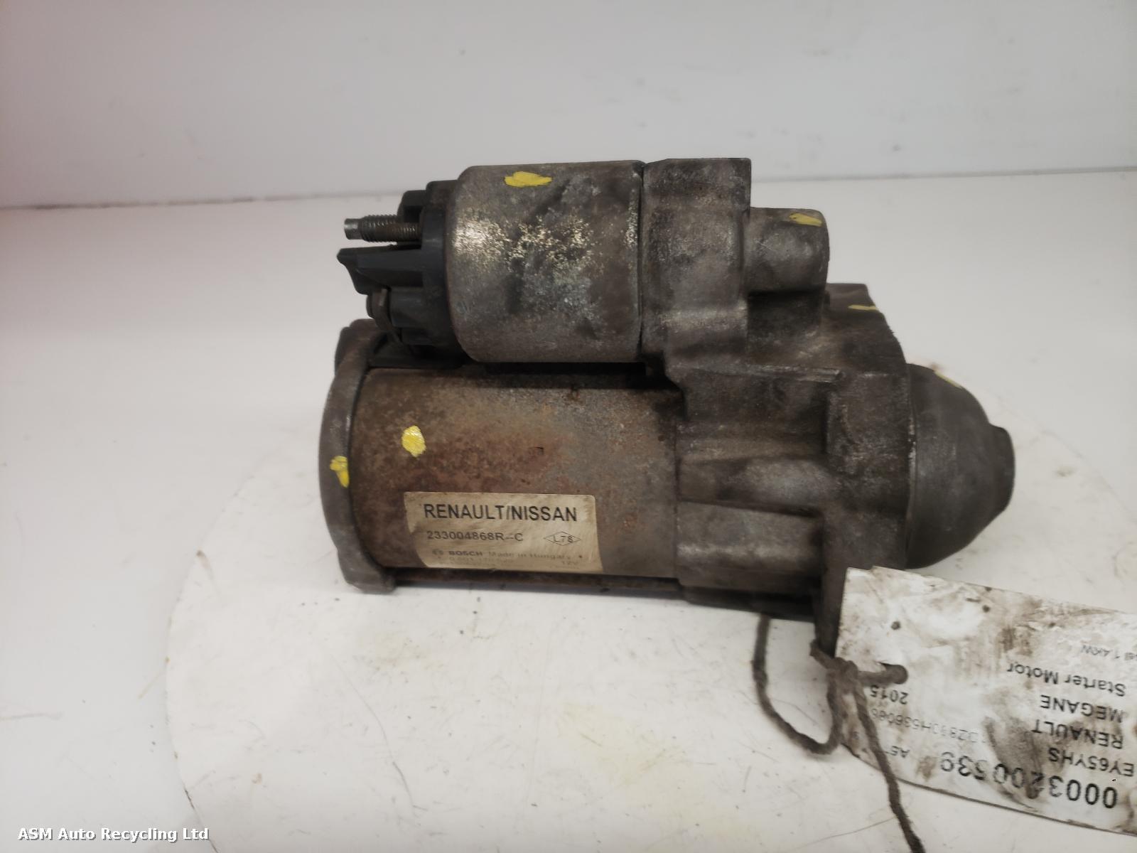 View Auto part Starter Motor Renault Megane 2015