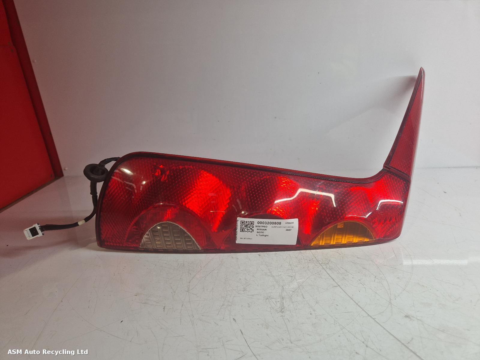 View Auto part L Taillight Nissan Note 2007