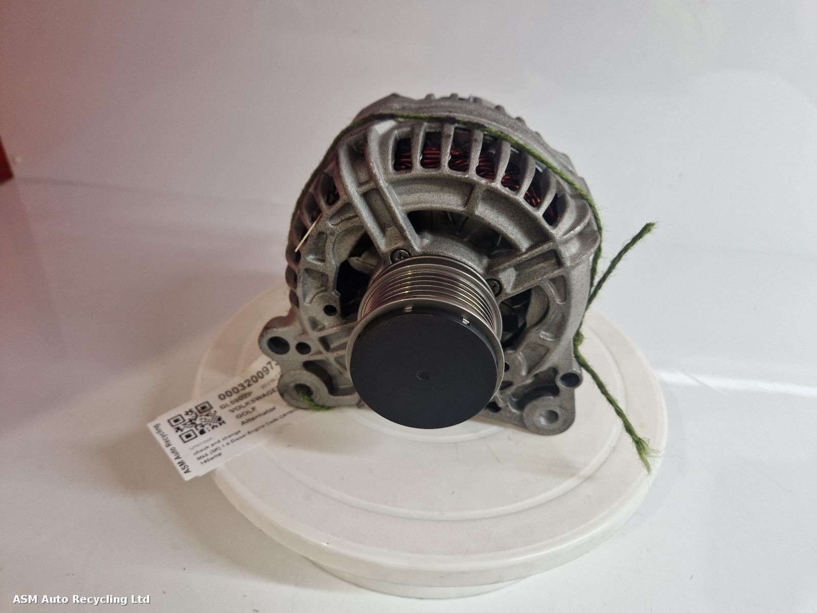 View Auto part Alternator Volkswagen Golf 2009