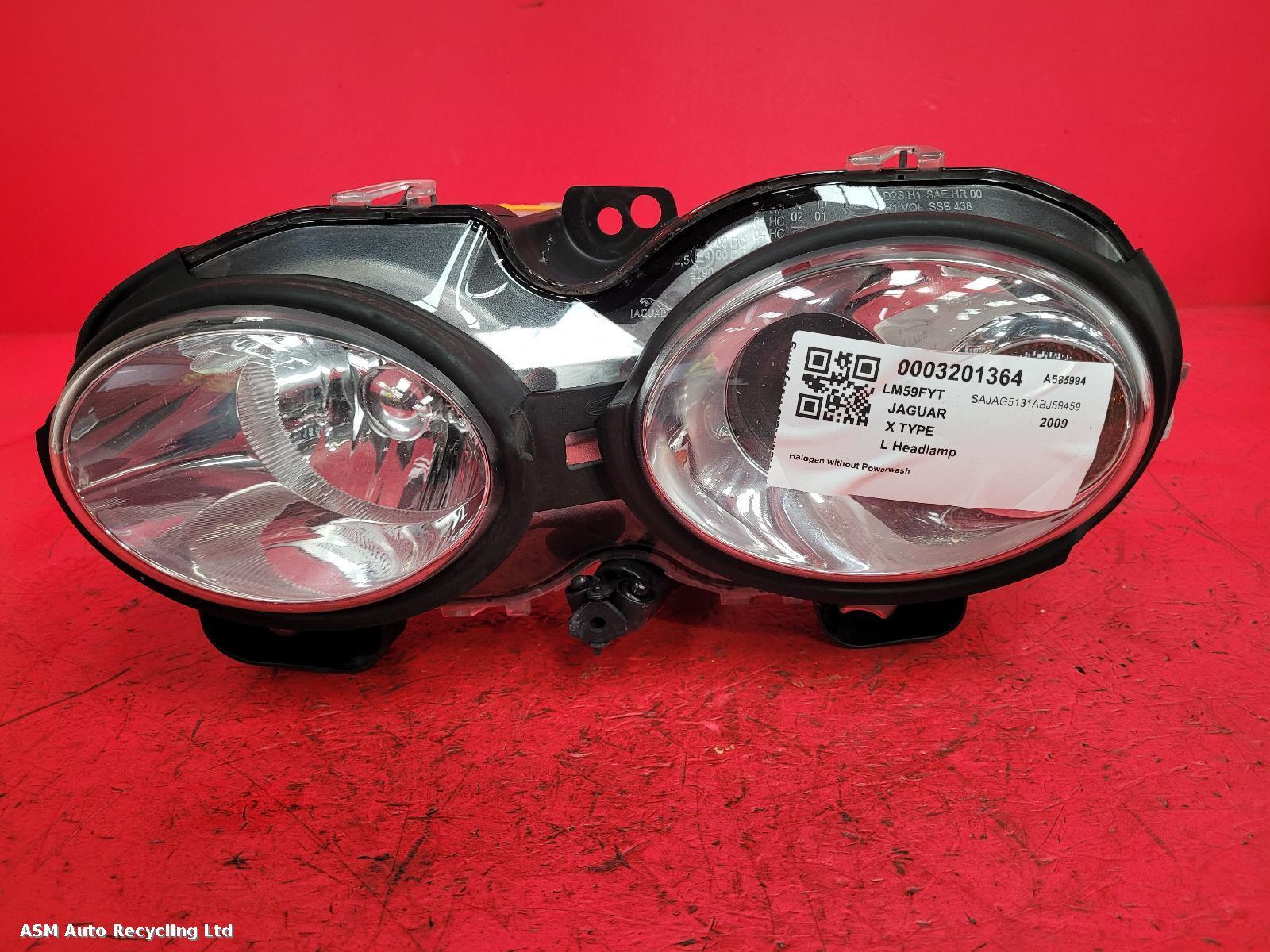 View Auto part L Headlamp Jaguar X Type 2009