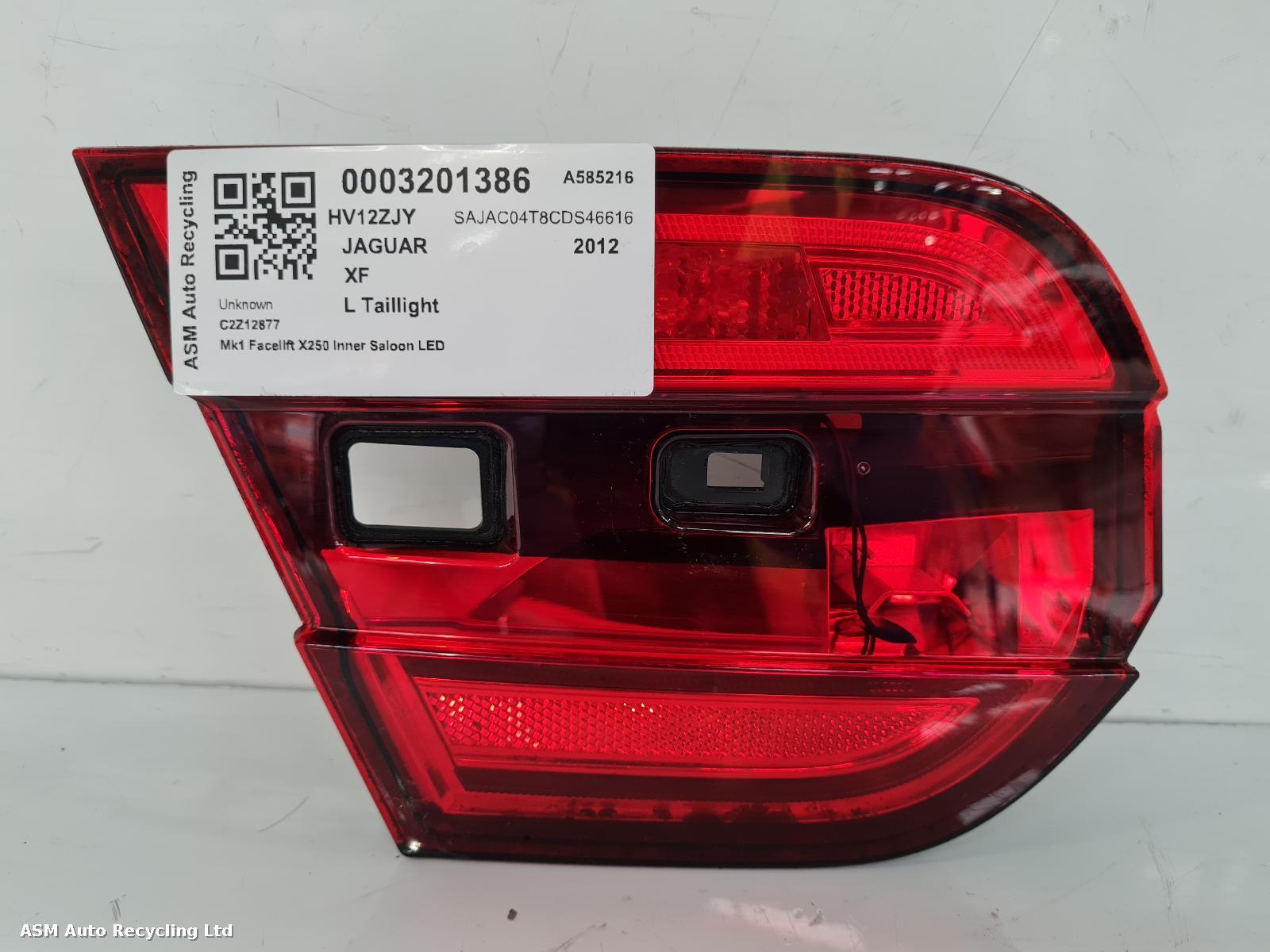 View Auto part L Taillight Jaguar Xf 2012