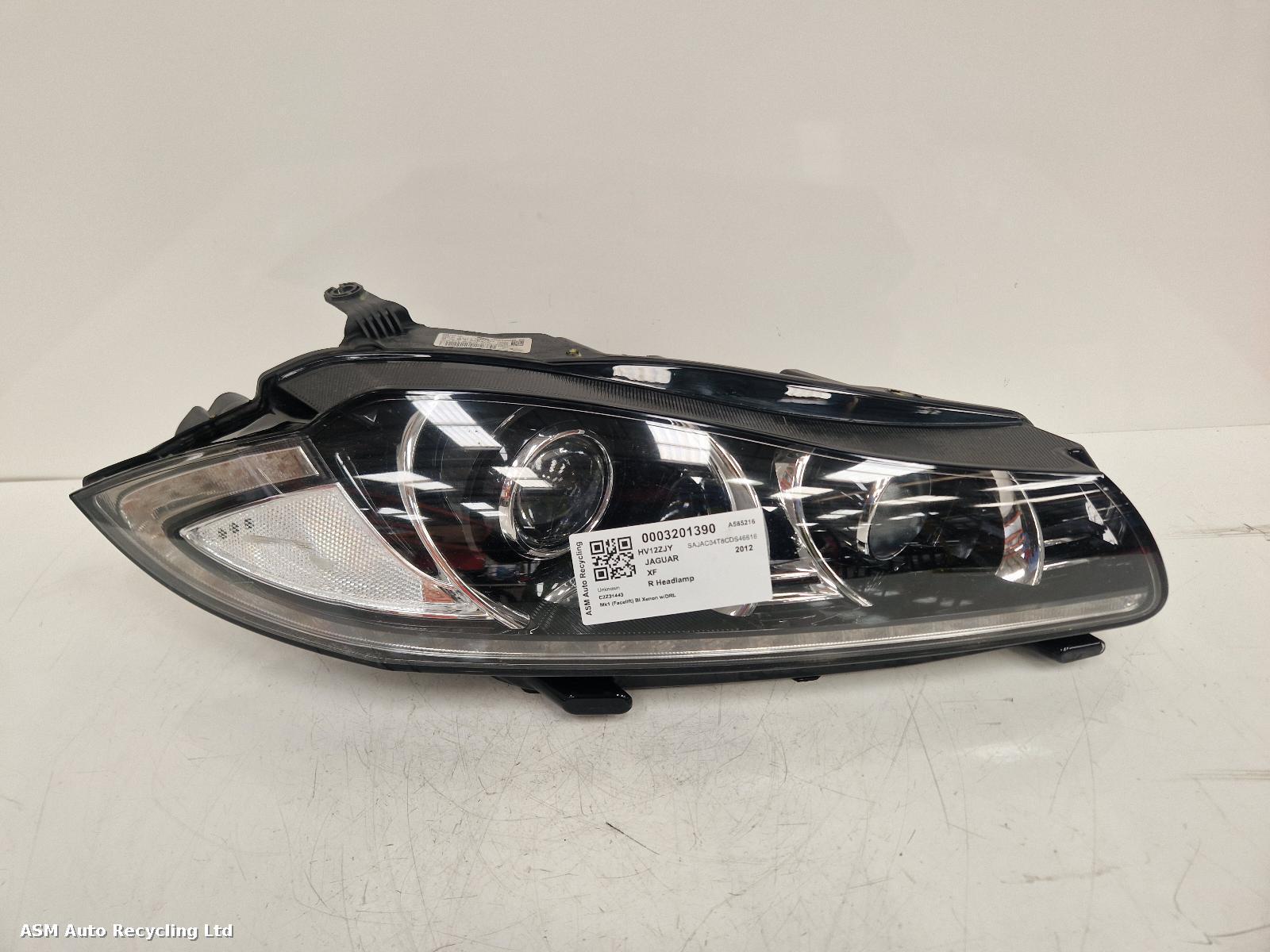 View Auto part R Headlamp Jaguar Xf 2012