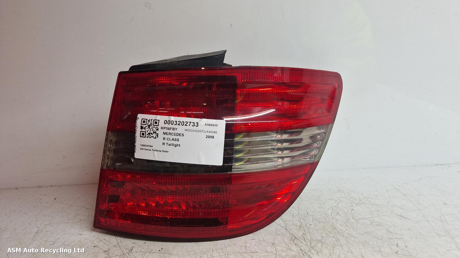 View Auto part R Taillight Mercedes B Class 2008