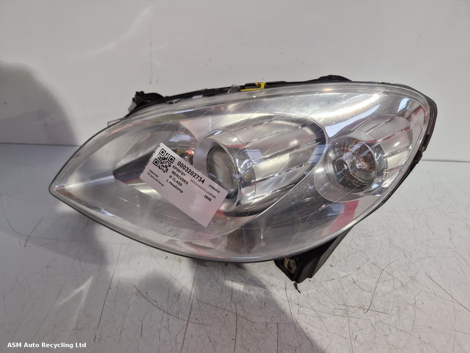 View Auto part L Headlamp Mercedes B Class 2008