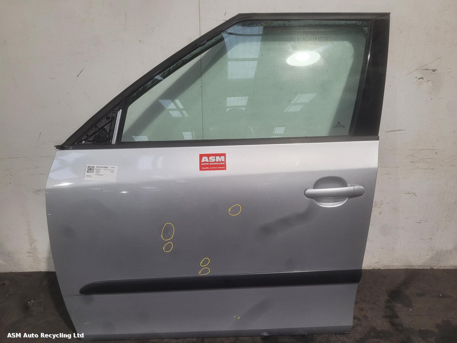 View Auto part L Front Door Skoda Fabia 2008