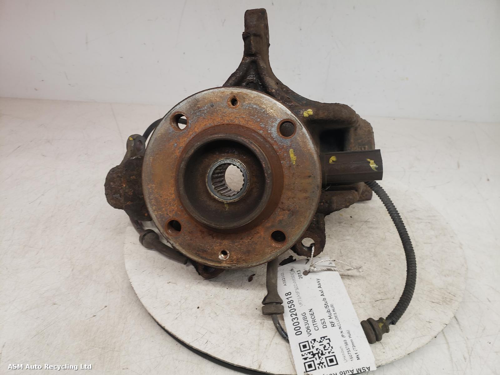 View Auto part RF Hub/Stub Axle Assembly Citroen Ds3 2013