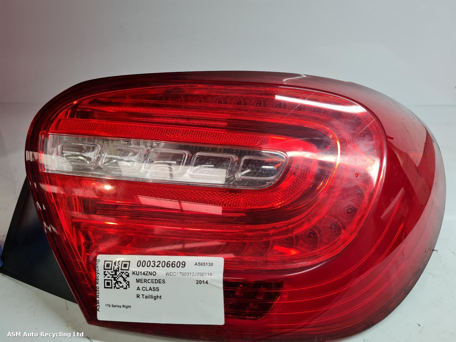 View Auto part R Taillight Mercedes A Class 2014