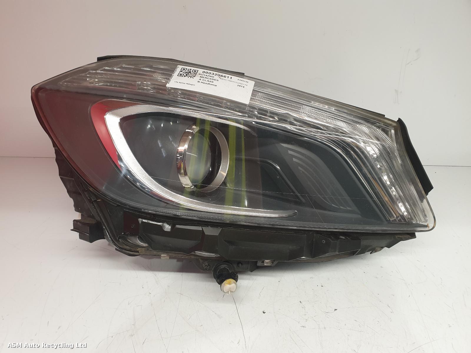 View Auto part R Headlamp Mercedes A Class 2014