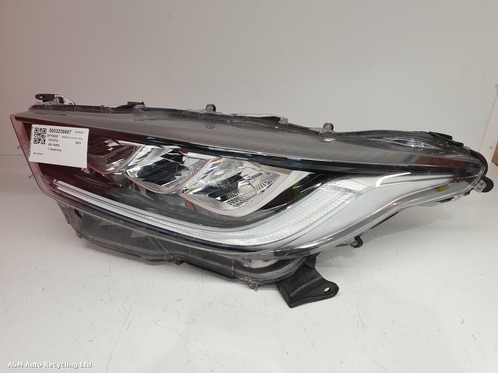 View Auto part L Headlamp Toyota Yaris 2023
